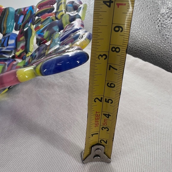 Artist Piece fused and formed glass bowl - Picture 11 of 12
